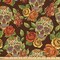 Ambesonne Sugar Skull Fabric by the Yard, Autumn Colored Flowers and Leaves Patterns in Smily Head Bones, Decorative Fabric for Upholstery and Home Accents, 5 Yards, Pale Green Yellow Orange